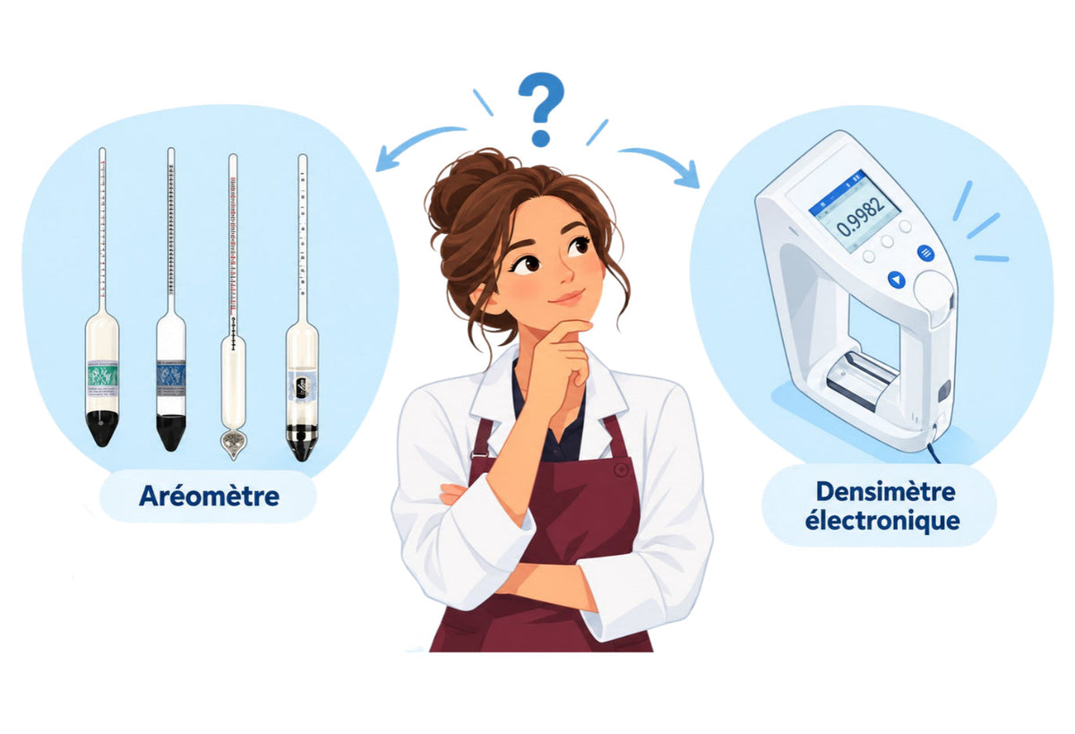 Aréomètre ou densimètre électronique : quelles différences et comment choisir ?