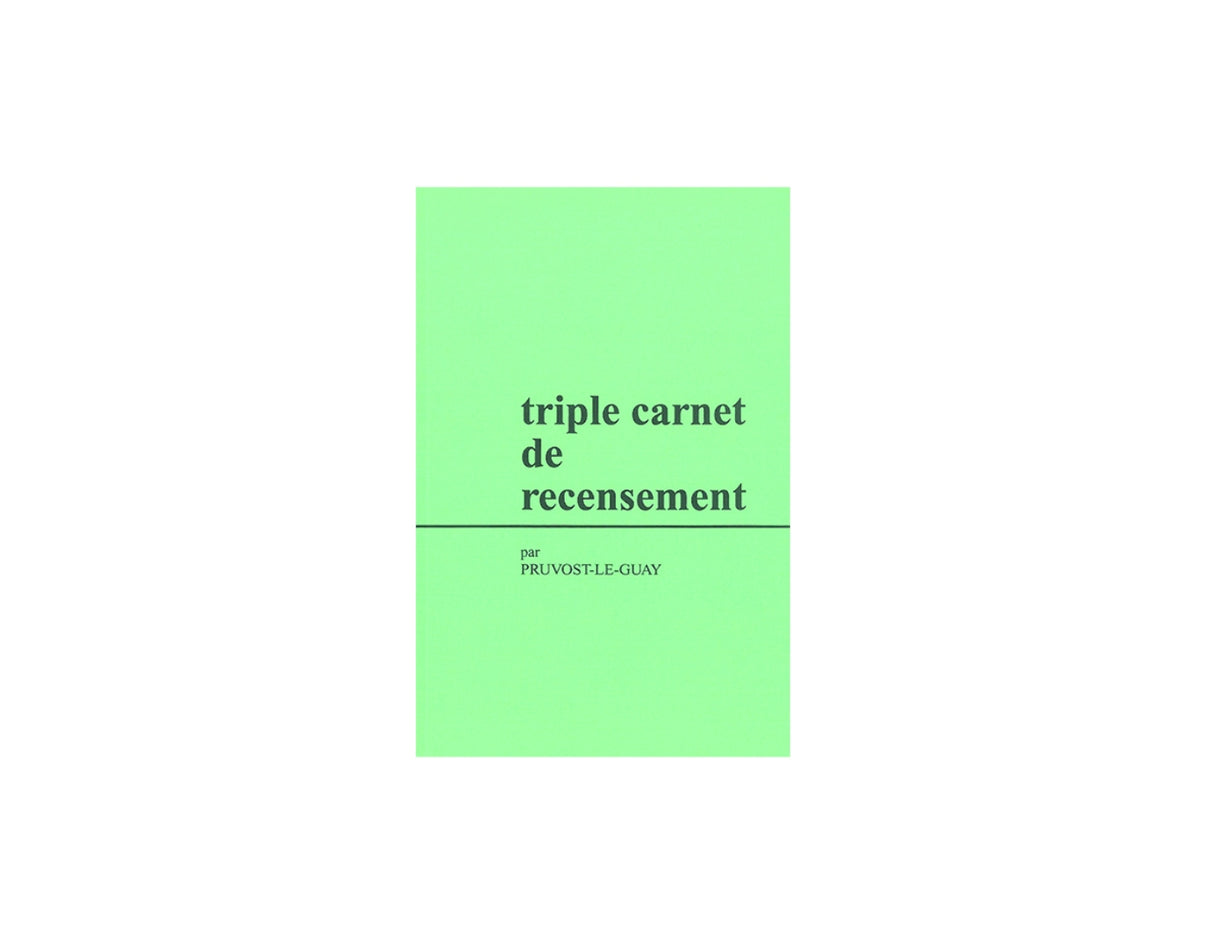 100903-Triple carnet de recensement