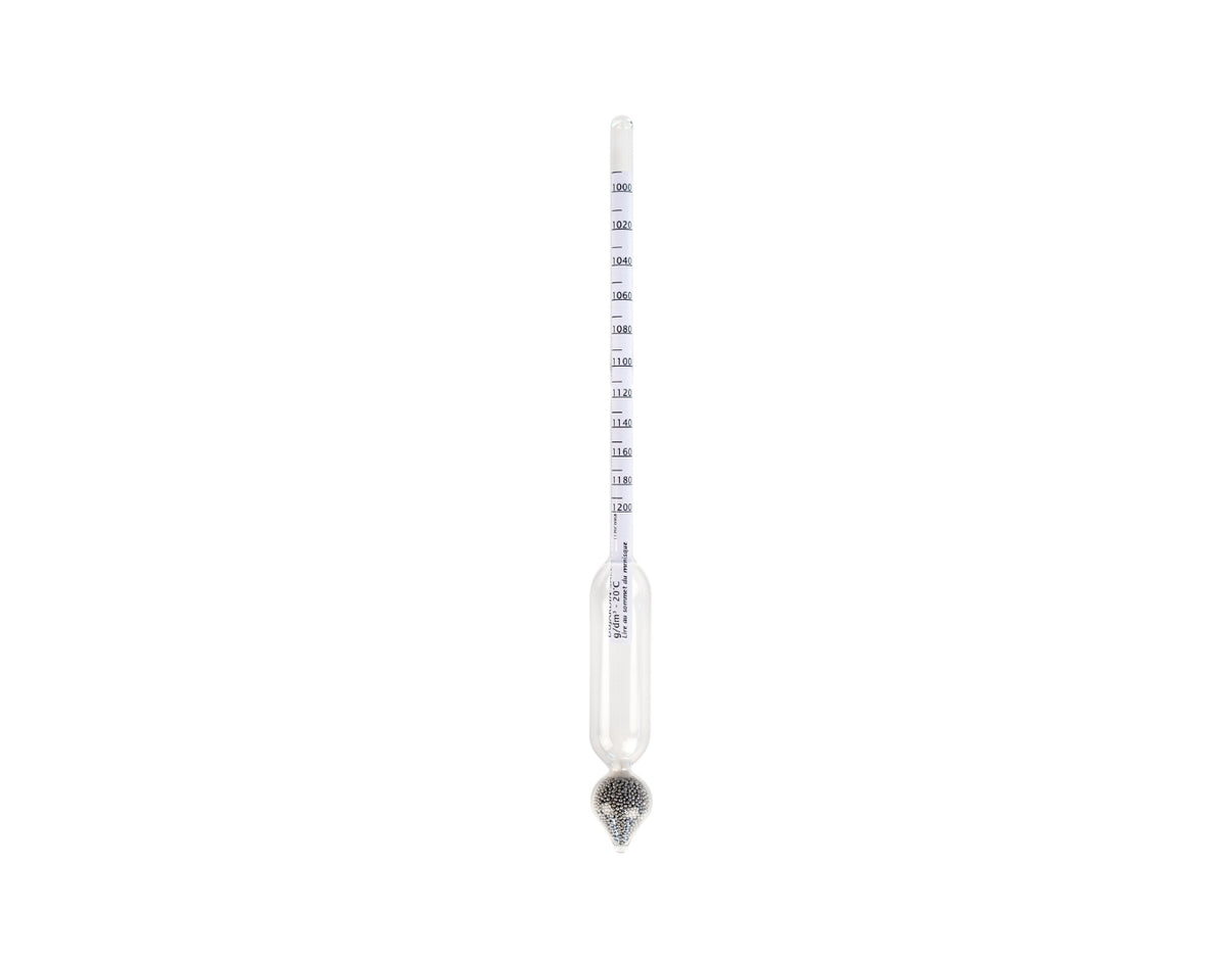 Aréomètre en masse volumique par 200g/dm3