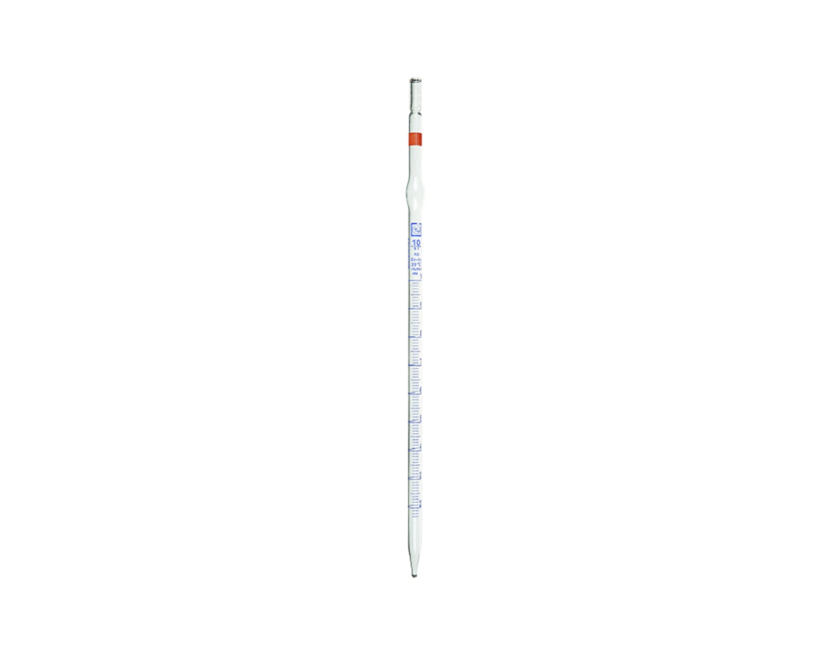 Pipette en verre graduée
