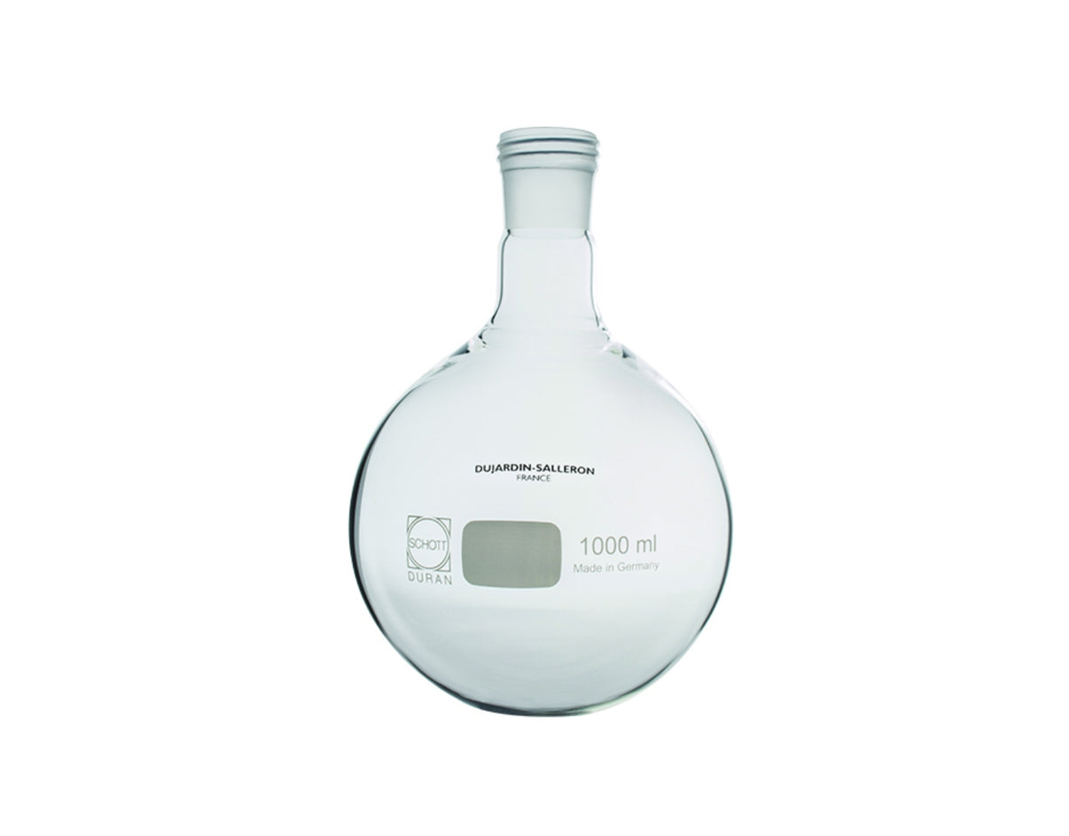 610250S-Ballon en verre à fond rond avec col type Rodaviss
