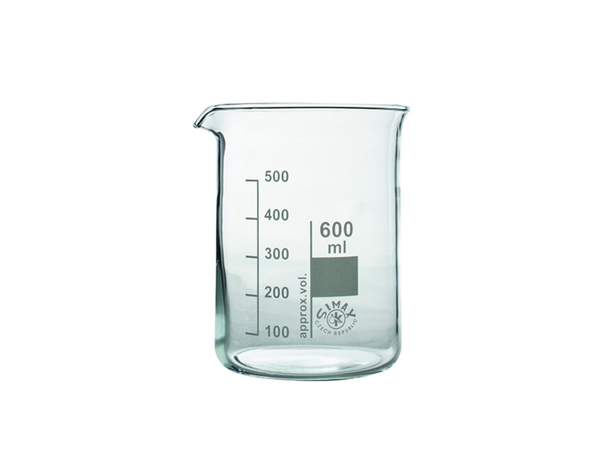 Bécher bas verre gradué