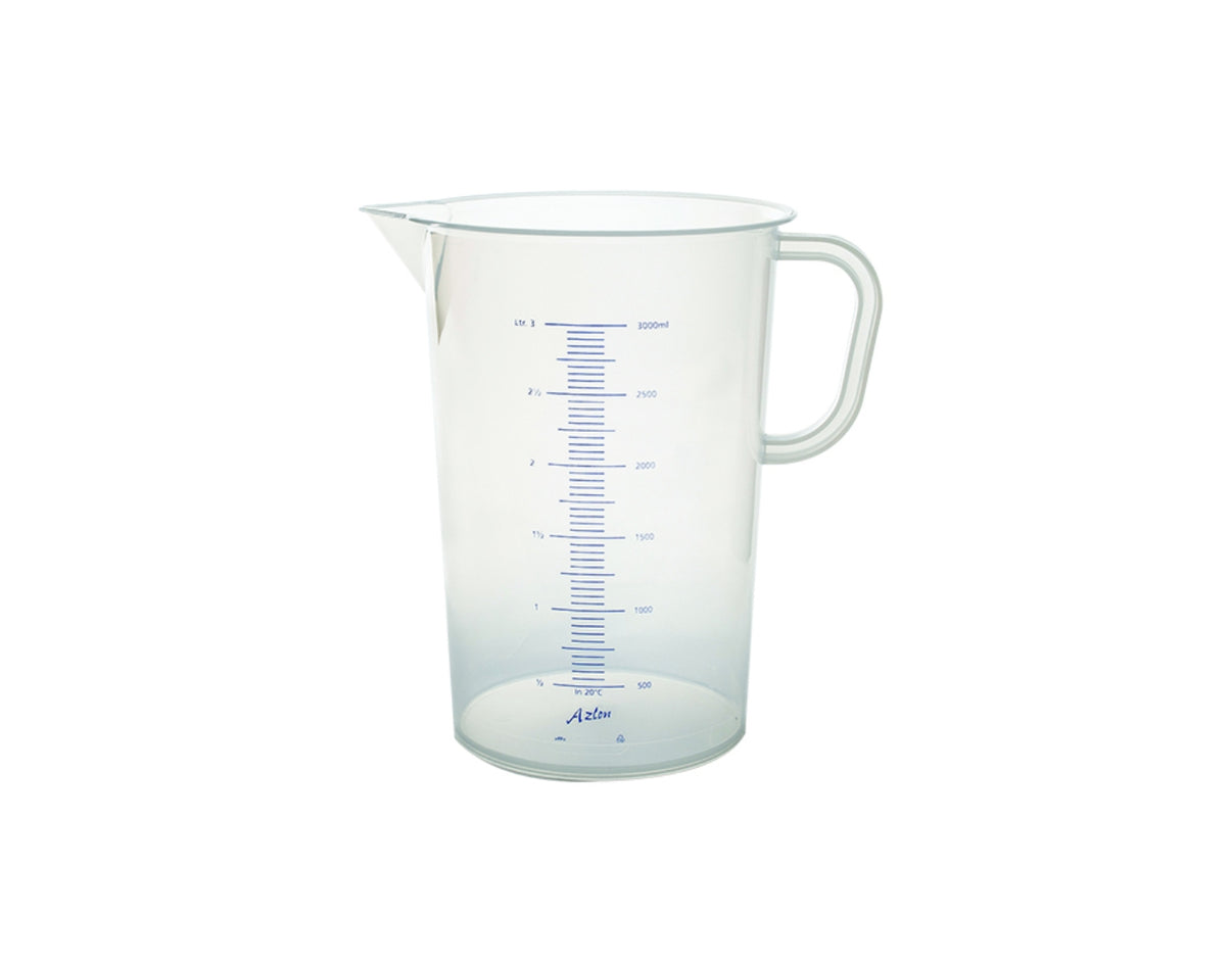 614101-Mesure à anse PP 1 litre graduation bleue