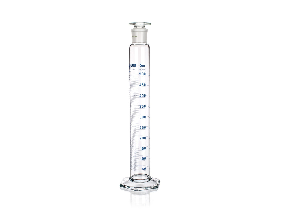 625100-Eprouvettes graduées en verre graduée 100ml avec bouchon en verre
