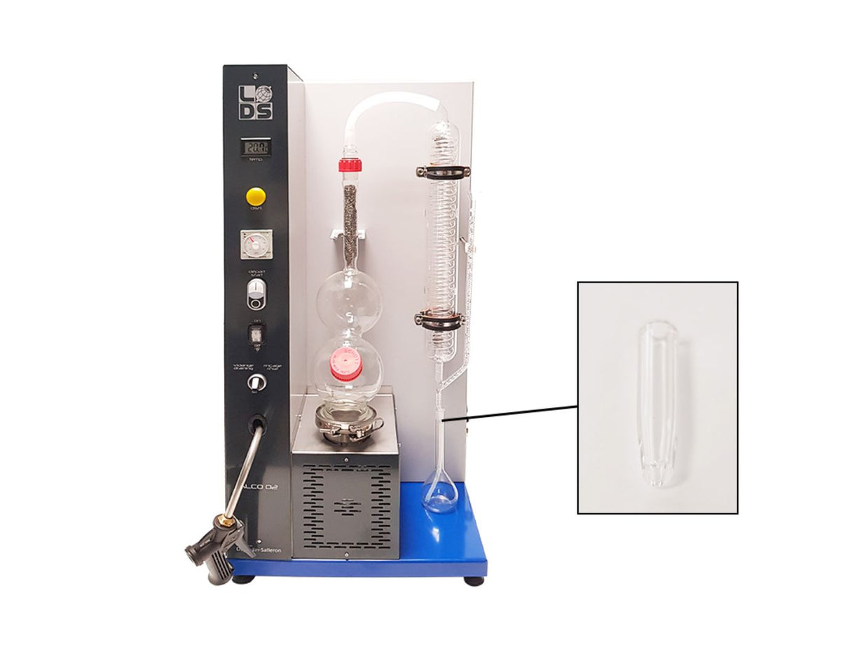 Pointe en verre arrivée distillat p/DE2000+alco02